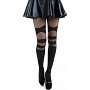 * V strap sheer tights black * V strap sheer tights black